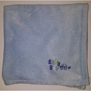 Cutie Pie Baby Boy Car Blue Fleece Security Blanket Lovey 30" x 30" SOFT
